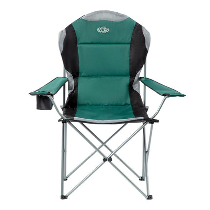 Green Folding Camping Chair, Lightweight, Portable