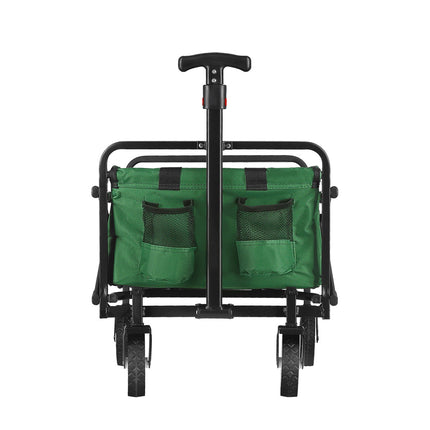 Green Folding Wagon, Compact and Portable