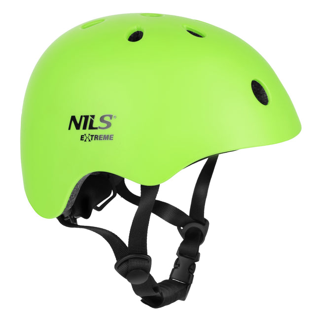 Green Helmet for Skating, S (52-56cm), Lightweight