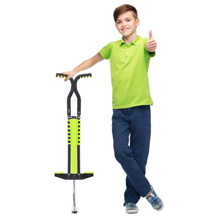 Green Jump Stick – Adjustable Height, Durable Material