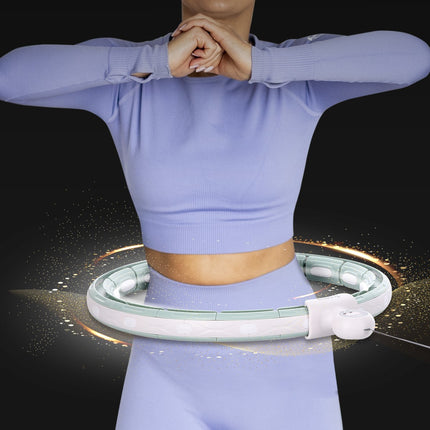 Green Magnetic Weighted Hula Hoop with Counter