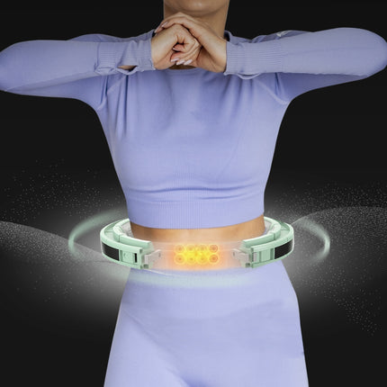 Green Magnetic Weighted Hula Hoop with Counter
