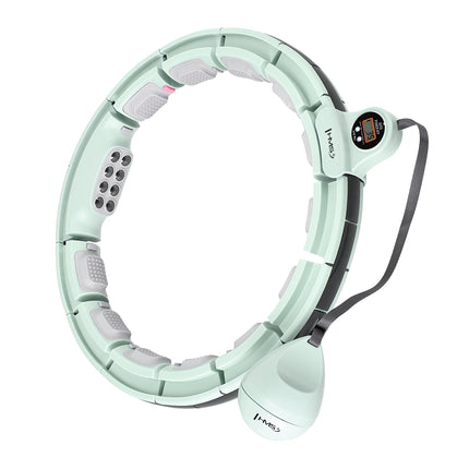 Green Magnetic Weighted Hula Hoop with Counter