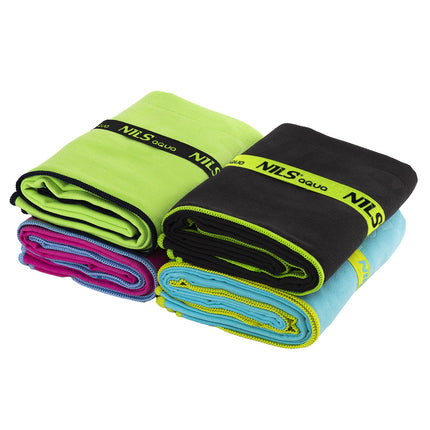 Green Microfibre Towel, 140x70 cm, Quick-Dry