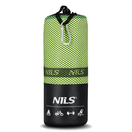 Green Microfibre Towel, 180x100 cm