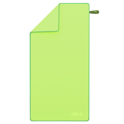 Green Microfibre Towel, 180x100 cm