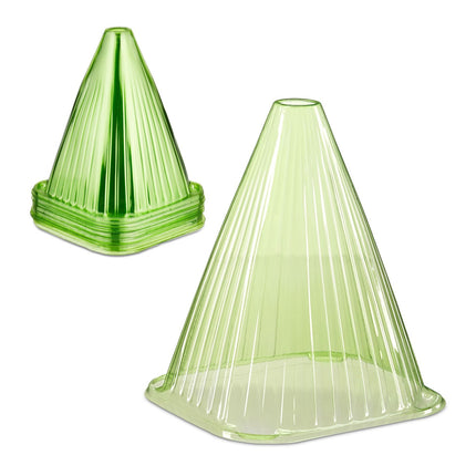 Green Plant Protection Cones, Set of 32