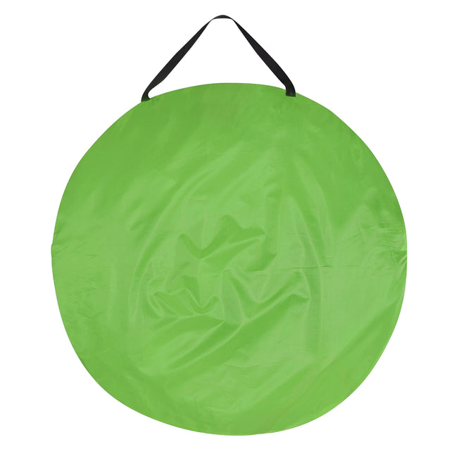 Green Pop-Up Beach Tent, UV Protection, Easy Setup