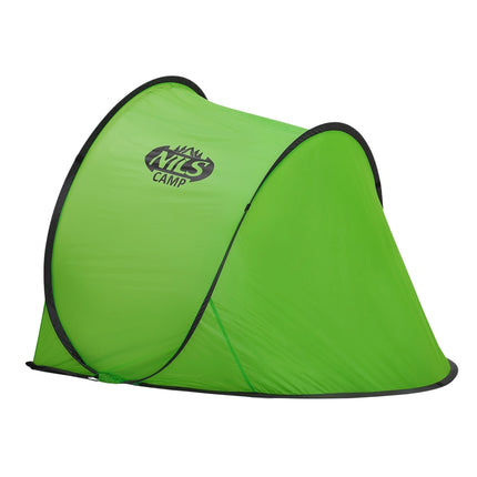 Green Pop-Up Beach Tent, UV Protection, Easy Setup