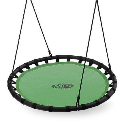Green Saucer Swing, Outdoor Fun, 40-Inch Diameter