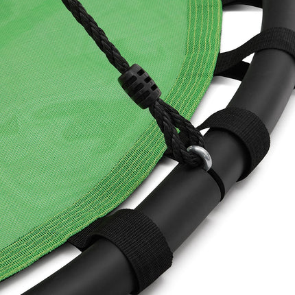 Green Saucer Swing, Outdoor Fun, 40-Inch Diameter