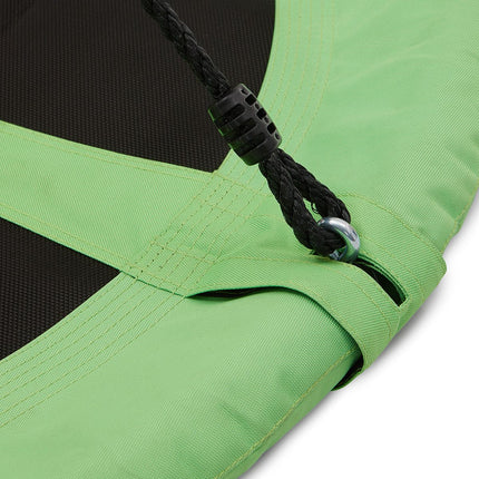 Green Saucer Swing, Outdoor Fun, 40-Inch Diameter