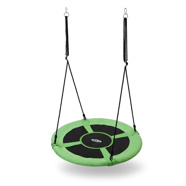 Green Saucer Swing, Outdoor Fun, 40-Inch Diameter