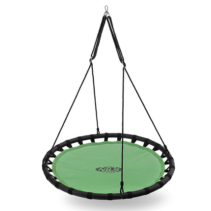 Green Saucer Swing, Outdoor Fun, 40-Inch Diameter