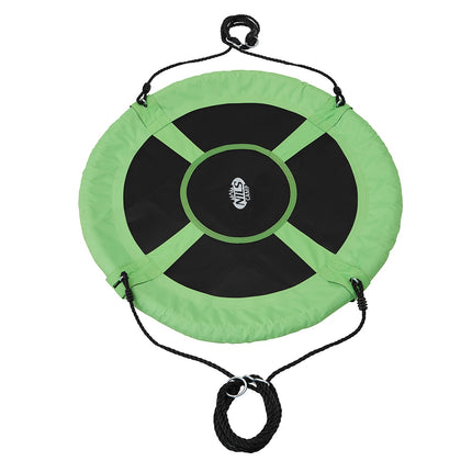 Green Saucer Swing, Outdoor Fun, 40-Inch Diameter