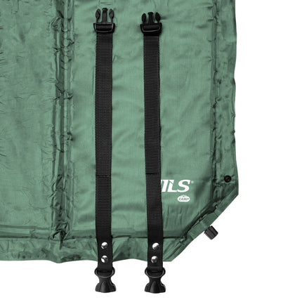 Green Self-Inflating Camping Mat, Compact & Lightweight