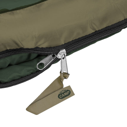 Green Sleeping Bag, Lightweight, Compact, Camping