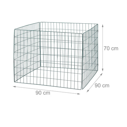 Green Steel Compost Bins Set of 2, High Capacity