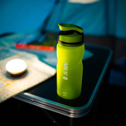 Green Tritan Water Bottle, 750ml, BPA-Free