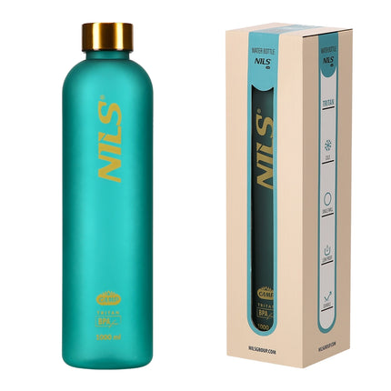 Green Tritan Water Bottle, Leak-Proof, 600ml