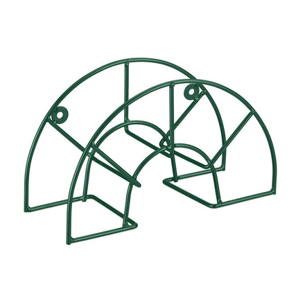 Green Wall-Mounted Semicircular Hose Holder