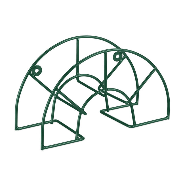 Green Wall-Mounted Semicircular Hose Holder