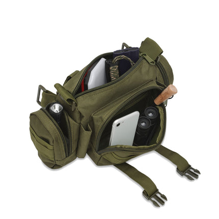 Green XL Hip Bag – Large Capacity, Durable Material