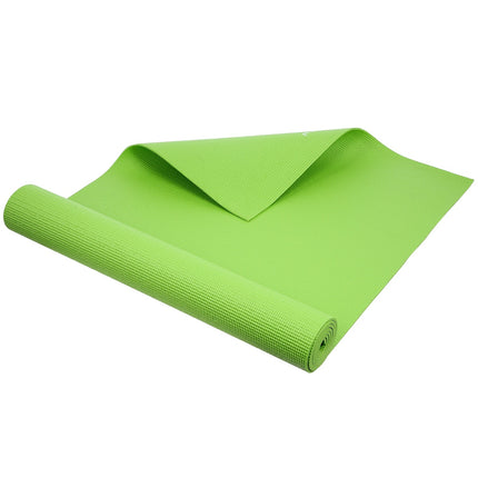 Green Yoga Mat, Non-Slip, Eco-Friendly, 6mm Thick