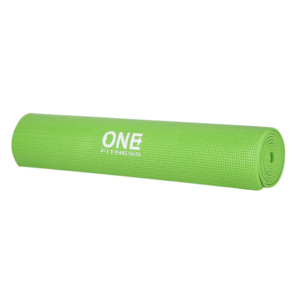Green Yoga Mat, Non-Slip, Eco-Friendly, 6mm Thick