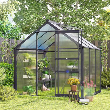 Greenhouse 3.65m², Aluminum Frame, UV-Resistant Panels