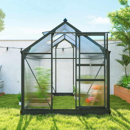 Greenhouse 3.65m², Aluminum Frame, UV-Resistant Panels