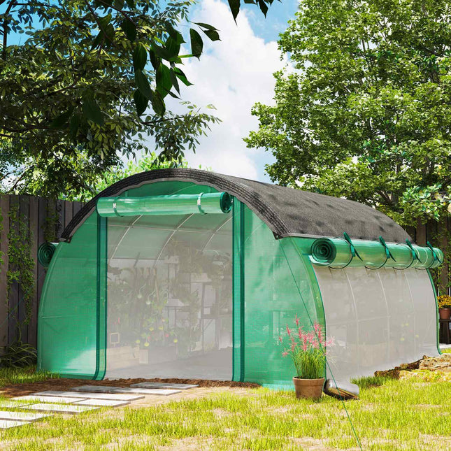 Greenhouse 4x3x2m, UV resistant, 8 windows, winterproof