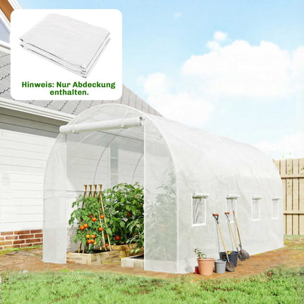 Greenhouse Cover, PE Mesh, 400x200x200 cm, Waterproof