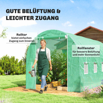 Greenhouse Cover, PE Mesh, 400x200x200 cm, Waterproof