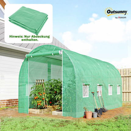 Greenhouse Cover, PE Mesh, 400x200x200 cm, Waterproof