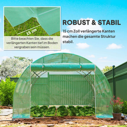 Greenhouse Cover Replacement, Weatherproof, 400x300x200 cm