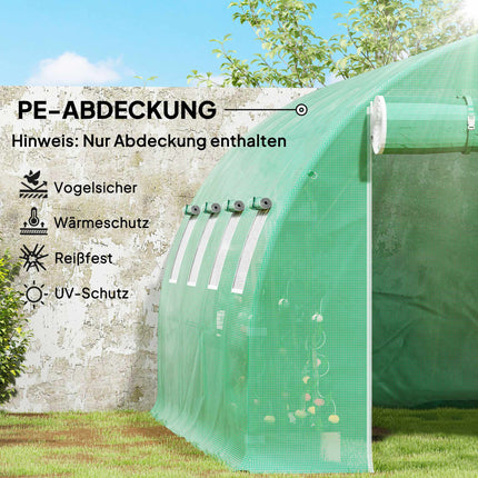 Greenhouse Cover Replacement, Weatherproof, 400x300x200 cm