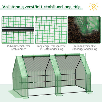 Greenhouse Tomato House, Robust Weather Resistant 180x90x90Cm