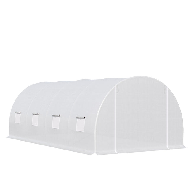 Large 600x300x200cm Weatherproof Film Greenhouse