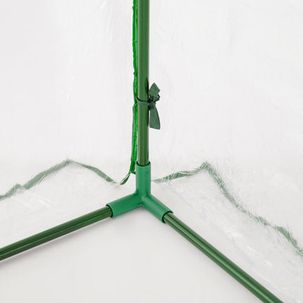 Cold frame Greenhouse with Door, Steel PVC, 200x100x80 cm