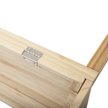Greenhouse Wooden Cold Frame Box - Spruce Wood, 100x50x35 cm