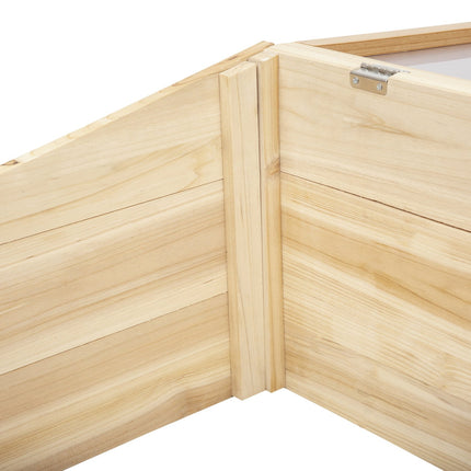 Greenhouse Wooden Cold Frame Box - Spruce Wood, 100x50x35 cm