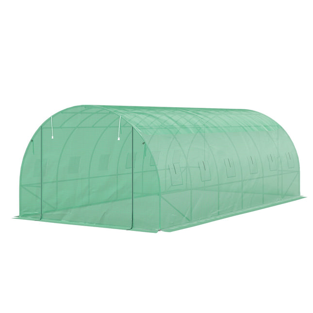 UV-resistant film greenhouse, 6x3x2m, Roll-Up Sides