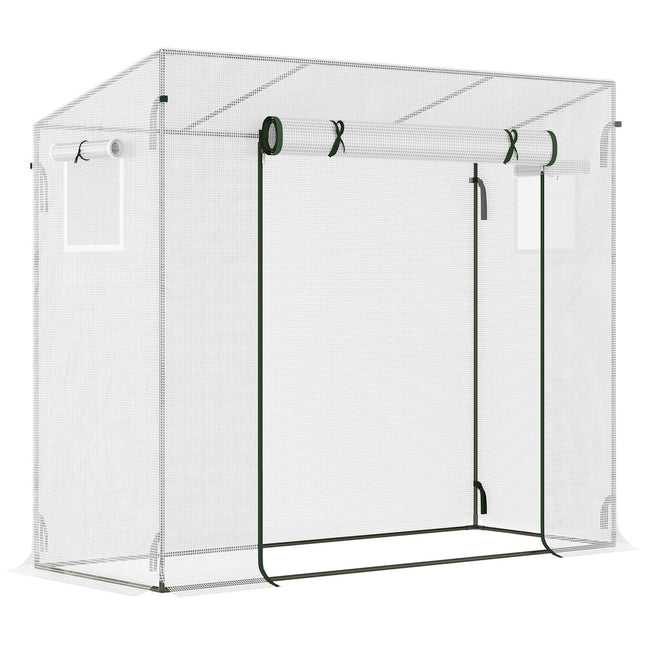 Greenhouse film, 200x68x196cm, windproof steel & PE