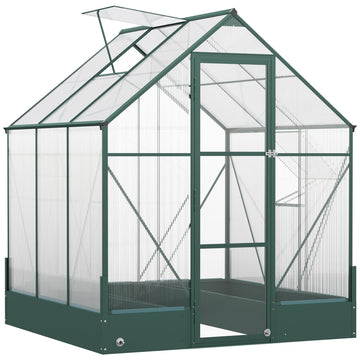 Aluminum garden greenhouse - versatile cold frame, plant, tomato house
