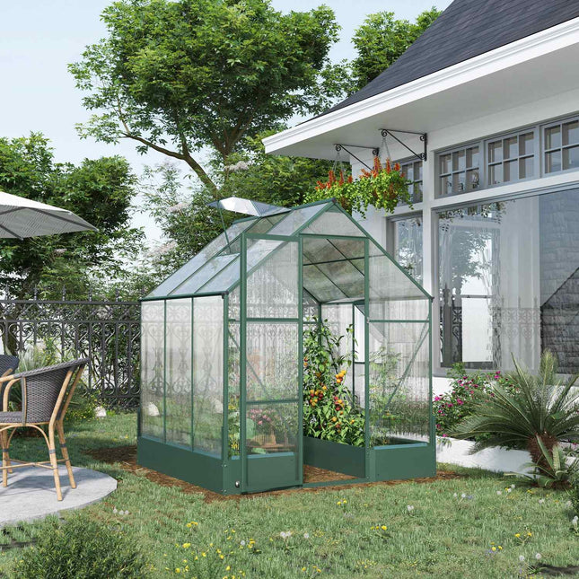 Aluminum garden greenhouse - versatile cold frame, plant, tomato house