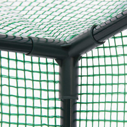 Greenhouse for tomatoes with sloping roof