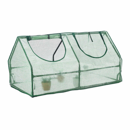 Greenhouse with 2 windows