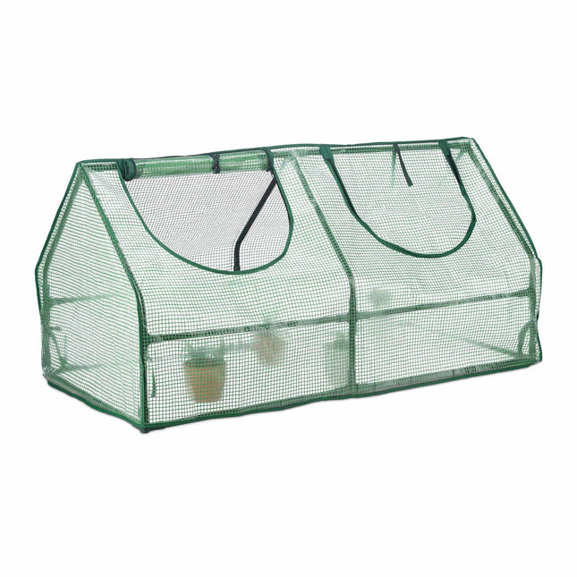 Greenhouse with 2 windows