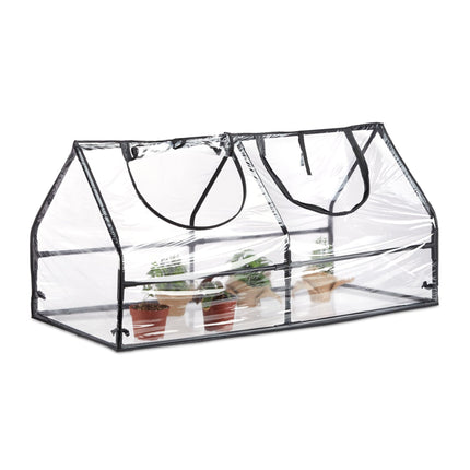 Greenhouse with PVC cover